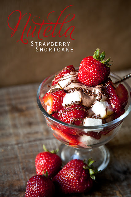 nutella strawberry shortcake